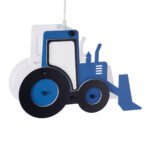 GLOBOSTAR® TRACTOR 61580 Παιδικό Κρεμαστό Φωτιστικό Οροφής με Ντουί 1 x E27 AC 220-240V IP20 - Πολύχρωμο - Μ40 x Π15.5 x Υ26.5cm - Image 7