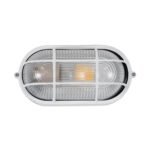 GLOBOSTAR® BOATLIGHT 61582 Vintage Φωτιστικό Καραβοχελώνα Τοίχου - Απλίκα με Ντουί 1 x E27 AC 220-240V Αδιάβροχο IP65 - Λευκό Ματ - Μ21 x Π10.4 x Υ9cm - Image 4