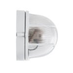 GLOBOSTAR® BOATLIGHT 61582 Vintage Φωτιστικό Καραβοχελώνα Τοίχου - Απλίκα με Ντουί 1 x E27 AC 220-240V Αδιάβροχο IP65 - Λευκό Ματ - Μ21 x Π10.4 x Υ9cm - Image 5