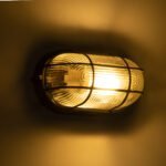 GLOBOSTAR® BOATLIGHT 61583 Vintage Φωτιστικό Καραβοχελώνα Τοίχου - Απλίκα με Ντουί 1 x E27 AC 220-240V Αδιάβροχο IP65 - Μαύρο Ματ - Μ21 x Π10.4 x Υ9cm - Image 10