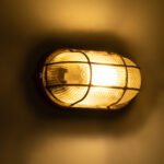 GLOBOSTAR® BOATLIGHT 61584 Vintage Φωτιστικό Καραβοχελώνα Τοίχου - Απλίκα με Ντουί 1 x E27 AC 220-240V Αδιάβροχο IP65 - Χάλκινο Εφέ Σκουριάς Ματ - Μ21 x Π10.4 x Υ9cm - Image 10