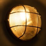 GLOBOSTAR® BOATLIGHT 61587 Vintage Φωτιστικό Καραβοχελώνα Τοίχου & Οροφής με Ντουί 1 x E27 AC 220-240V Αδιάβροχο IP65 - Χάλκινο Εφέ Σκουριάς Ματ - Μ17.5 x Π17.5 x Υ9cm - Image 10