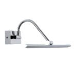 GLOBOSTAR® MIRA 60434 Μοντέρνο Φωτιστικό Τοίχου - Απλίκα Καθρέπτη Μπάνιου LED 12W 1400lm 120° AC 220-240V IP44 Φυσικό Λευκό 4500K - Lumileds SMD Chip & TÜV SÜD Driver - Νίκελ Χρώμιο - Μ60 x Π20 x Υ13cm - 3 Χρόνια Εγγύηση - Image 4