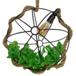 GLOBOSTAR® BRADLEY 10001329 Vintage Κρεμαστό Φωτιστικό Οροφής με Ντουί 1 x E27 AC 220-240V IP20 - Πολύχρωμο - Μ42 x Π42 x Υ42cm - Image 2