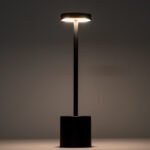 GloboStar® JOJO 76521 Επαναφορτιζόμενο Επιτραπέζιο Φωτιστικό Πορτατίφ LED 1.5W 105lm 120° DC 5V IP44 CCT Ultra Θερμό 1500K - Φυσικό Λευκό 4500K - Ψυχρό Λευκό 6000K Dimmable Ασημί Αλουμίνιο - Μ8 x Π8 x Υ34cm - 2 Χρόνια Εγγύηση - Image 12