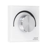 GloboStar® 71454 S1-K SKYDANCE AC Smart RF 2.4Ghz & Ροοστάτη - Push ON/OFF Triac Dimming AC100-240V σε AC100-240V 1 x 1.5A 360W - Max 1.5A 360W - IP20 - Λευκό Σώμα - Μ8.5 x Π8.5 x Υ5cm - 5 Years Warranty - Image 2