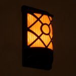 GLOBOSTAR® FLAMEART 71457 Διακοσμητικό Φωτιστικό Τοίχου LED 3W 90lm 120° DC 5V με Φωτοβολταϊκό Panel 5V 0.2W & Επαναφορτιζόμενη Μπαταρία Li-ion 3.2V 300mAh Αδιάβροχο IP65 Πορτοκαλί με Εφέ Φλόγας - Μ18 x Π10 x Υ5cm - 1 Χρόνο Εγγύηση - Image 7