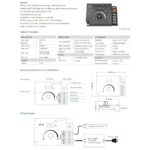 GLOBOSTAR® SKYDANCE-V1-K 73117 Dimmer με 1 x 20A 480W Κανάλι DC 12-48V 20A 480W Max IP20 - PWM - RF2.4Ghz - Μ10.7 x Π7.5 x Υ3.8cm - 5 Χρόνια Εγγύηση - Image 11