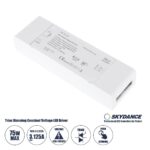 GLOBOSTAR® SKYDANCE-TE-75-24 73130 DC Triac & Push Dimmer CV Τροφοδοτικό/Μετασχηματιστής SELV με 1 x 3.125A 75W Κανάλι AC 220-240V σε DC 24V 3.125A 75W Max IP20 - Triac & Push Dimming - Μ18 x Π5.7 x Υ3cm - 5 Χρόνια Εγγύηση