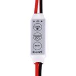 GLOBOSTAR® DIMMERANO 73307 Διακόπτης On/Off & Dimming με 1 x 6A 144W Κανάλι DC 12-24V 6A 144W Max IP20 - Λευκό - Μ30 x Π1.3 x Υ0.6cm - 2 Χρόνια Εγγύηση - Image 3