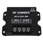 GLOBOSTAR® DIMMERME 73310 Σετ Dimmer με RF Ασύρματο Χειριστήριο με 1 x 30A 720W Κανάλι DC 12-24V 30A 720W Max IP20 - RF2.4Ghz - Μ8.7 x Π6.2 x Υ2cm - 2 Χρόνια Εγγύηση - Image 3