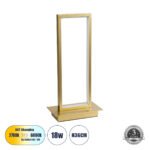 GLOBOSTAR® CORNELIE 60462 Μοντέρνο Επιτραπέζιο Φωτιστικό LED CCT 18W 1980lm 200° AC 220-240V IP20 Ρυθμιζόμενο Λευκό CCT με On/Off 2700K/4500K/6000K - Lumileds SMD Chip - Χρυσό - Μ18 x Π10 x Υ36cm - 3 Χρόνια Εγγύηση - Image 2