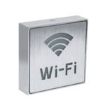 GloboStar® SENSATI 75657 Φωτιστικό Τοίχου Ένδειξης Wi-Fi LED 1W AC 220-240V IP20 - Σώμα Αλουμινίου - Μ11 x Π11 x Υ3cm - Μπλε - Image 2