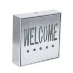 GloboStar® SENSATI 75658 Φωτιστικό Τοίχου Ένδειξης WELCOME 5 STARS LED 1W AC 220-240V IP20 - Σώμα Αλουμινίου - Μ11 x Π11 x Υ3cm - Πράσινο - Image 2