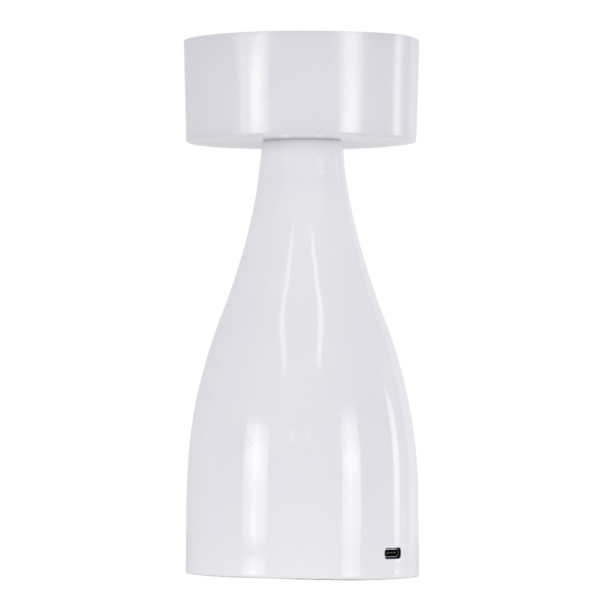 76466_0 GloboStar® DOLLY 76466 Επιτραπέζιο Φωτιστικό Πορτατίφ LED 1.5W 105lm 120° DC 5V IP44 CCT Θερμό Λευκό 2700K - Φυσικό Λευκό 4500K - Ψυχρό Λευκό 6000K Dimmable Λευκό Πλαστικό - Μ9 x Π9 x Υ21cm - 2 Xρόνια Εγγύηση - Image 1