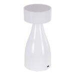 GloboStar® DOLLY 76466 Επιτραπέζιο Φωτιστικό Πορτατίφ LED 1.5W 105lm 120° DC 5V IP44 CCT Θερμό Λευκό 2700K - Φυσικό Λευκό 4500K - Ψυχρό Λευκό 6000K Dimmable Λευκό Πλαστικό - Μ9 x Π9 x Υ21cm - 2 Xρόνια Εγγύηση - Image 4