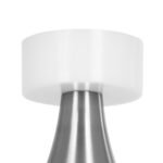 GloboStar® DOLLY 76468 Επαναφορτιζόμενο Επιτραπέζιο Φωτιστικό Πορτατίφ LED 1.5W 105lm 120° DC 5V IP44 CCT Ultra Θερμό 1500K - Φυσικό Λευκό 4500K - Ψυχρό Λευκό 6000K Dimmable Ασημί & Λευκό Πλαστικό - Μ9 x Π9 x Υ21cm - 2 Χρόνια Εγγύηση - Image 7