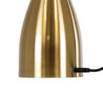 GloboStar® DOLLY 76470 Επαναφορτιζόμενο Επιτραπέζιο Φωτιστικό Πορτατίφ LED 1.5W 105lm 120° DC 5V IP44 CCT Ultra Θερμό 1500K - Φυσικό Λευκό 4500K - Ψυχρό Λευκό 6000K Dimmable Χρυσό & Λευκό Πλαστικό - Μ9 x Π9 x Υ21cm - 2 Χρόνια Εγγύηση - Image 6