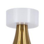 GloboStar® DOLLY 76470 Επαναφορτιζόμενο Επιτραπέζιο Φωτιστικό Πορτατίφ LED 1.5W 105lm 120° DC 5V IP44 CCT Ultra Θερμό 1500K - Φυσικό Λευκό 4500K - Ψυχρό Λευκό 6000K Dimmable Χρυσό & Λευκό Πλαστικό - Μ9 x Π9 x Υ21cm - 2 Χρόνια Εγγύηση - Image 7