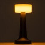 GloboStar® NANNA 76471 Επαναφορτιζόμενο Επιτραπέζιο Φωτιστικό Πορτατίφ LED 1.5W 105lm 120° DC 5V IP44 CCT Ultra Θερμό 1500K - Φυσικό Λευκό 4500K - Ψυχρό Λευκό 6000K Dimmable Λευκό Πλαστικό - Μ9 x Π9 x Υ21cm - 2 Χρόνια Εγγύηση - Image 9