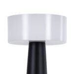 GloboStar® NANNA 76472 Επαναφορτιζόμενο Επιτραπέζιο Φωτιστικό Πορτατίφ LED 1.5W 105lm 120° DC 5V IP44 CCT Ultra Θερμό 1500K - Φυσικό Λευκό 4500K - Ψυχρό Λευκό 6000K Dimmable Μαύρο & Λευκό Πλαστικό - Μ9 x Π9 x Υ21cm - 2 Χρόνια Εγγύηση - Image 7