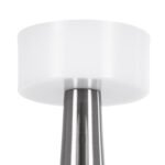 GloboStar® NANNA 76473 Επαναφορτιζόμενο Επιτραπέζιο Φωτιστικό Πορτατίφ LED 1.5W 105lm 120° DC 5V IP44 CCT Ultra Θερμό 1500K - Φυσικό Λευκό 4500K - Ψυχρό Λευκό 6000K Dimmable Ασημί & Λευκό Πλαστικό - Μ9 x Π9 x Υ21cm - 2 Χρόνια Εγγύηση - Image 7