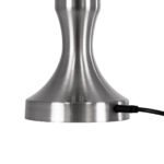 GloboStar® LUNNA 76478 Επαναφορτιζόμενο Επιτραπέζιο Φωτιστικό Πορτατίφ LED 1.5W 105lm 120° DC 5V IP44 CCT Ultra Θερμό 1500K - Φυσικό Λευκό 4500K - Ψυχρό Λευκό 6000K Dimmable Ασημί Πλαστικό - Μ9 x Π9 x Υ23cm - 2 Χρόνια Εγγύηση - Image 6