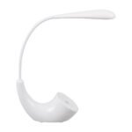 GLOBOSTAR® TEBLARO 76500 Μοντέρνο Επιτραπέζιο Φωτιστικό Γραφείου LED 2.8W 550lm 90° DC 5V με USB-C με Επαναφορτιζόμενη Μπαταρία Li-ion 3.7V 1x18650 1800mAh IP20 Φυσικό Λευκό 4500K - Sanan SMD Chip - Λευκό - Μ15.5 x Π7.5 x Υ44.5cm - 2 Χρόνια Εγγύηση - Image 3