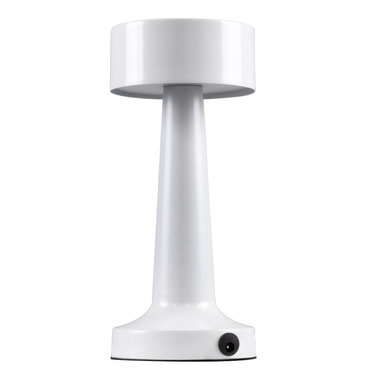 76502_0 GloboStar® BELLA 76502 Επαναφορτιζόμενο Επιτραπέζιο Φωτιστικό Πορτατίφ LED 1.5W 105lm 120° DC 5V IP44 Θερμό Λευκό 2700K Dimmable Λευκό Αλουμίνιο - Μ9 x Π9 x Υ21cm - 2 Xρόνια Εγγύηση - Image 1