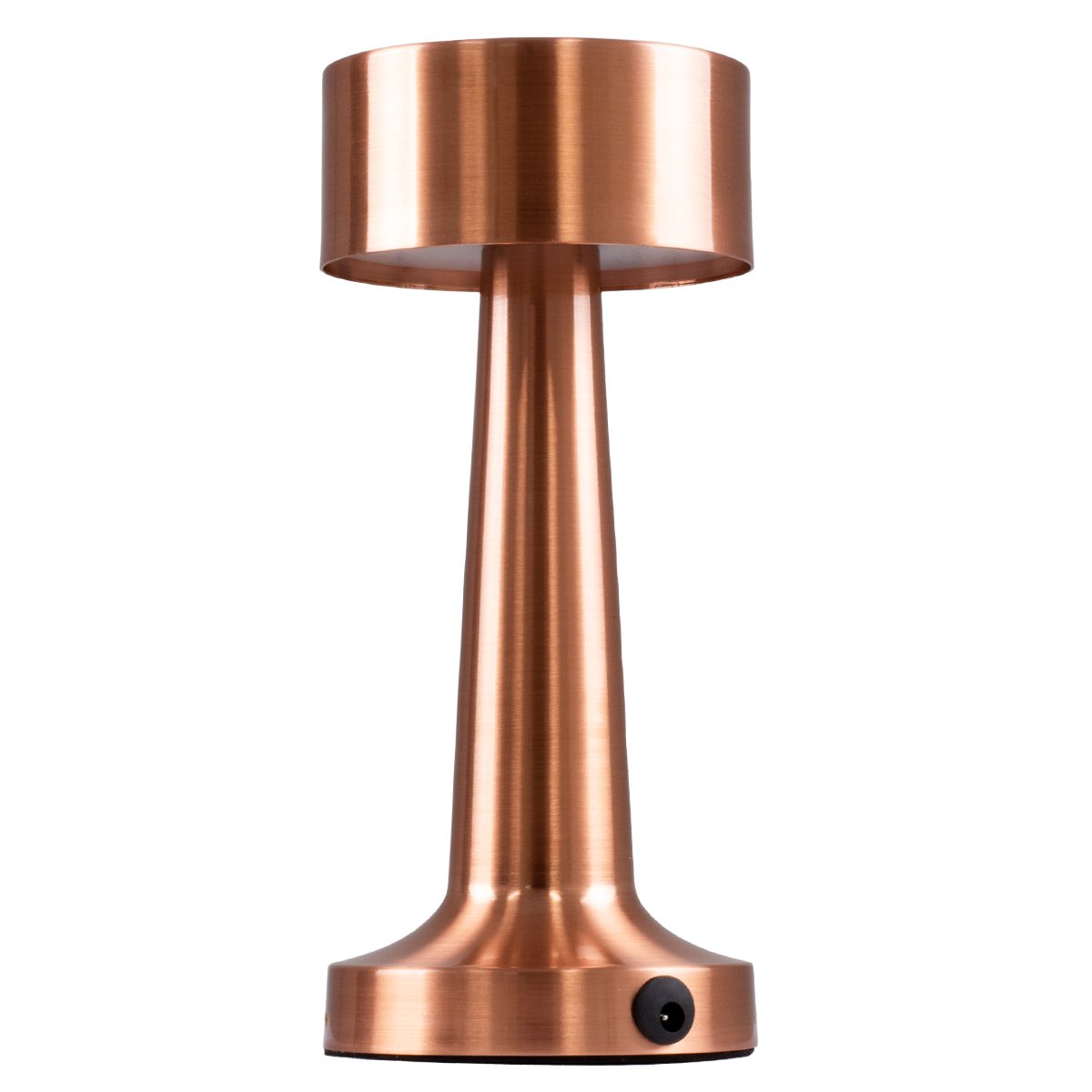 76505_0 GloboStar® BELLA 76505 Επαναφορτιζόμενο Επιτραπέζιο Φωτιστικό Πορτατίφ LED 1.5W 105lm 120° DC 5V IP44 Θερμό Λευκό 2700K Dimmable Χάλκινο Αλουμίνιο - Μ9 x Π9 x Υ21cm - 2 Xρόνια Εγγύηση - Image 1