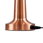 GloboStar® BELLA 76505 Επαναφορτιζόμενο Επιτραπέζιο Φωτιστικό Πορτατίφ LED 1.5W 105lm 120° DC 5V IP44 Θερμό Λευκό 2700K Dimmable Χάλκινο Αλουμίνιο - Μ9 x Π9 x Υ21cm - 2 Xρόνια Εγγύηση - Image 7