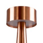 GloboStar® BELLA 76505 Επαναφορτιζόμενο Επιτραπέζιο Φωτιστικό Πορτατίφ LED 1.5W 105lm 120° DC 5V IP44 Θερμό Λευκό 2700K Dimmable Χάλκινο Αλουμίνιο - Μ9 x Π9 x Υ21cm - 2 Xρόνια Εγγύηση - Image 8