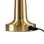 GloboStar® BELLA 76506 Επαναφορτιζόμενο Επιτραπέζιο Φωτιστικό Πορτατίφ LED 1.5W 105lm 120° DC 5V IP44 Θερμό Λευκό 2700K Dimmable Χρυσό Αλουμίνιο - Μ9 x Π9 x Υ21cm - 2 Xρόνια Εγγύηση - Image 7