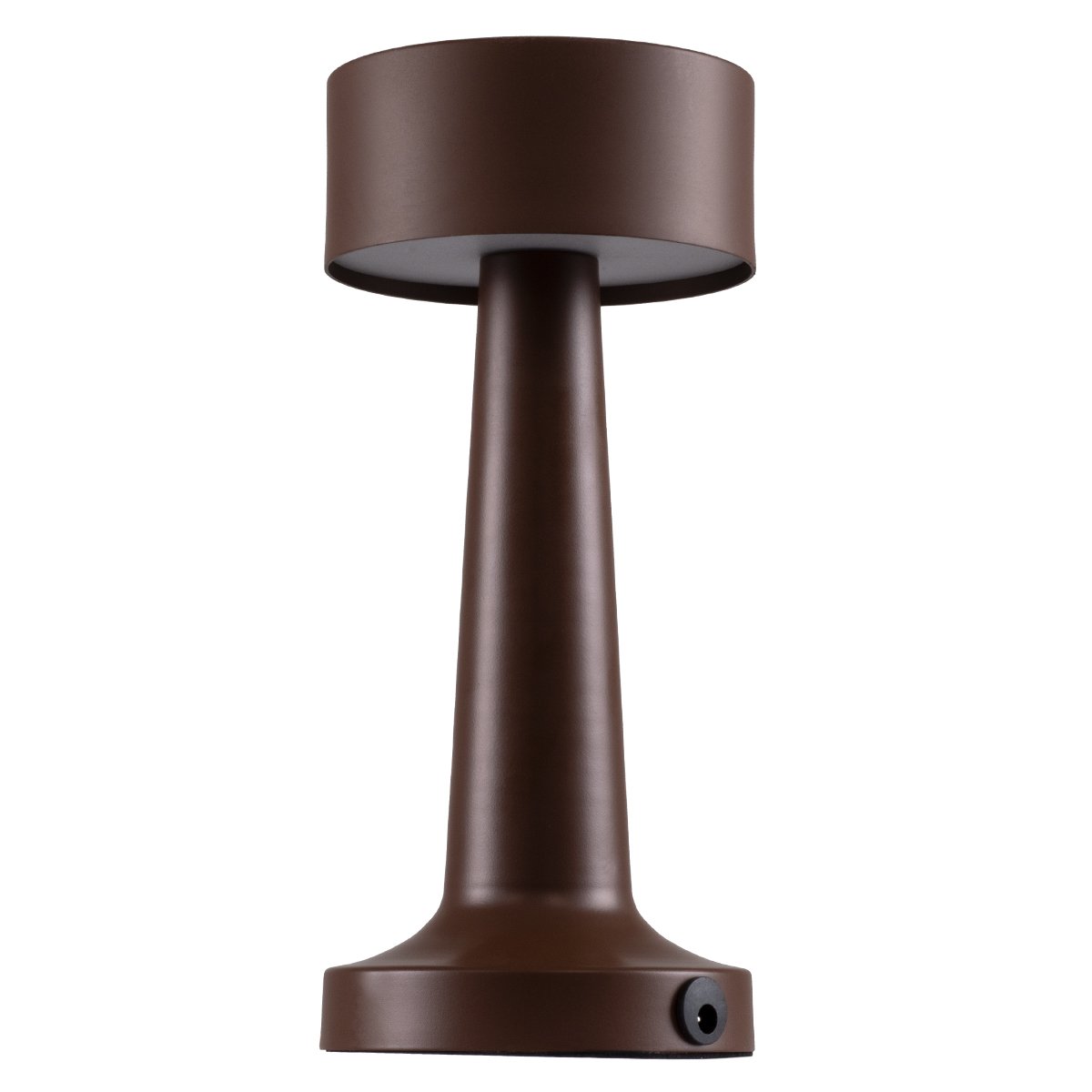 76507_0 GloboStar® BELLA 76507 Επαναφορτιζόμενο Επιτραπέζιο Φωτιστικό Πορτατίφ LED 1.5W 105lm 120° DC 5V IP44 Θερμό Λευκό 2700K Dimmable Καφέ Αλουμίνιο - Μ9 x Π9 x Υ21cm - 2 Xρόνια Εγγύηση - Image 1