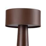 GloboStar® BELLA 76507 Επαναφορτιζόμενο Επιτραπέζιο Φωτιστικό Πορτατίφ LED 1.5W 105lm 120° DC 5V IP44 Θερμό Λευκό 2700K Dimmable Καφέ Αλουμίνιο - Μ9 x Π9 x Υ21cm - 2 Xρόνια Εγγύηση - Image 8