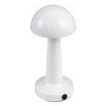 GloboStar® COCO 76508 Επαναφορτιζόμενο Επιτραπέζιο Φωτιστικό Πορτατίφ LED 1.5W 105lm 120° DC 5V IP44 Θερμό Λευκό 2700K Dimmable Λευκό Αλουμίνιο - Μ10 x Π10 x Υ22cm - 2 Xρόνια Εγγύηση - Image 5
