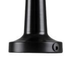 GloboStar® COCO 76509 Επαναφορτιζόμενο Επιτραπέζιο Φωτιστικό Πορτατίφ LED 1.5W 105lm 120° DC 5V IP44 Θερμό Λευκό 2700K Dimmable Μαύρο Αλουμίνιο - Μ10 x Π10 x Υ22cm - 2 Xρόνια Εγγύηση - Image 6