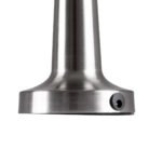 GloboStar® COCO 76510 Επαναφορτιζόμενο Επιτραπέζιο Φωτιστικό Πορτατίφ LED 1.5W 105lm 120° DC 5V IP44 Θερμό Λευκό 2700K Dimmable Ασημί Αλουμίνιο - Μ10 x Π10 x Υ22cm - 2 Xρόνια Εγγύηση - Image 6