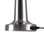 GloboStar® COCO 76510 Επαναφορτιζόμενο Επιτραπέζιο Φωτιστικό Πορτατίφ LED 1.5W 105lm 120° DC 5V IP44 Θερμό Λευκό 2700K Dimmable Ασημί Αλουμίνιο - Μ10 x Π10 x Υ22cm - 2 Xρόνια Εγγύηση - Image 7