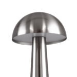 GloboStar® COCO 76510 Επαναφορτιζόμενο Επιτραπέζιο Φωτιστικό Πορτατίφ LED 1.5W 105lm 120° DC 5V IP44 Θερμό Λευκό 2700K Dimmable Ασημί Αλουμίνιο - Μ10 x Π10 x Υ22cm - 2 Xρόνια Εγγύηση - Image 8