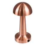 GloboStar® COCO 76511 Επαναφορτιζόμενο Επιτραπέζιο Φωτιστικό Πορτατίφ LED 1.5W 105lm 120° DC 5V IP44 Θερμό Λευκό 2700K Dimmable Χάλκινο Αλουμίνιο - Μ10 x Π10 x Υ22cm - 2 Xρόνια Εγγύηση - Image 5