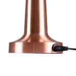 GloboStar® COCO 76511 Επαναφορτιζόμενο Επιτραπέζιο Φωτιστικό Πορτατίφ LED 1.5W 105lm 120° DC 5V IP44 Θερμό Λευκό 2700K Dimmable Χάλκινο Αλουμίνιο - Μ10 x Π10 x Υ22cm - 2 Xρόνια Εγγύηση - Image 7