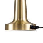 GloboStar® COCO 76512 Επαναφορτιζόμενο Επιτραπέζιο Φωτιστικό Πορτατίφ LED 1.5W 105lm 120° DC 5V IP44 Θερμό Λευκό 2700K Dimmable Χρυσό Αλουμίνιο - Μ10 x Π10 x Υ22cm - 2 Xρόνια Εγγύηση - Image 7