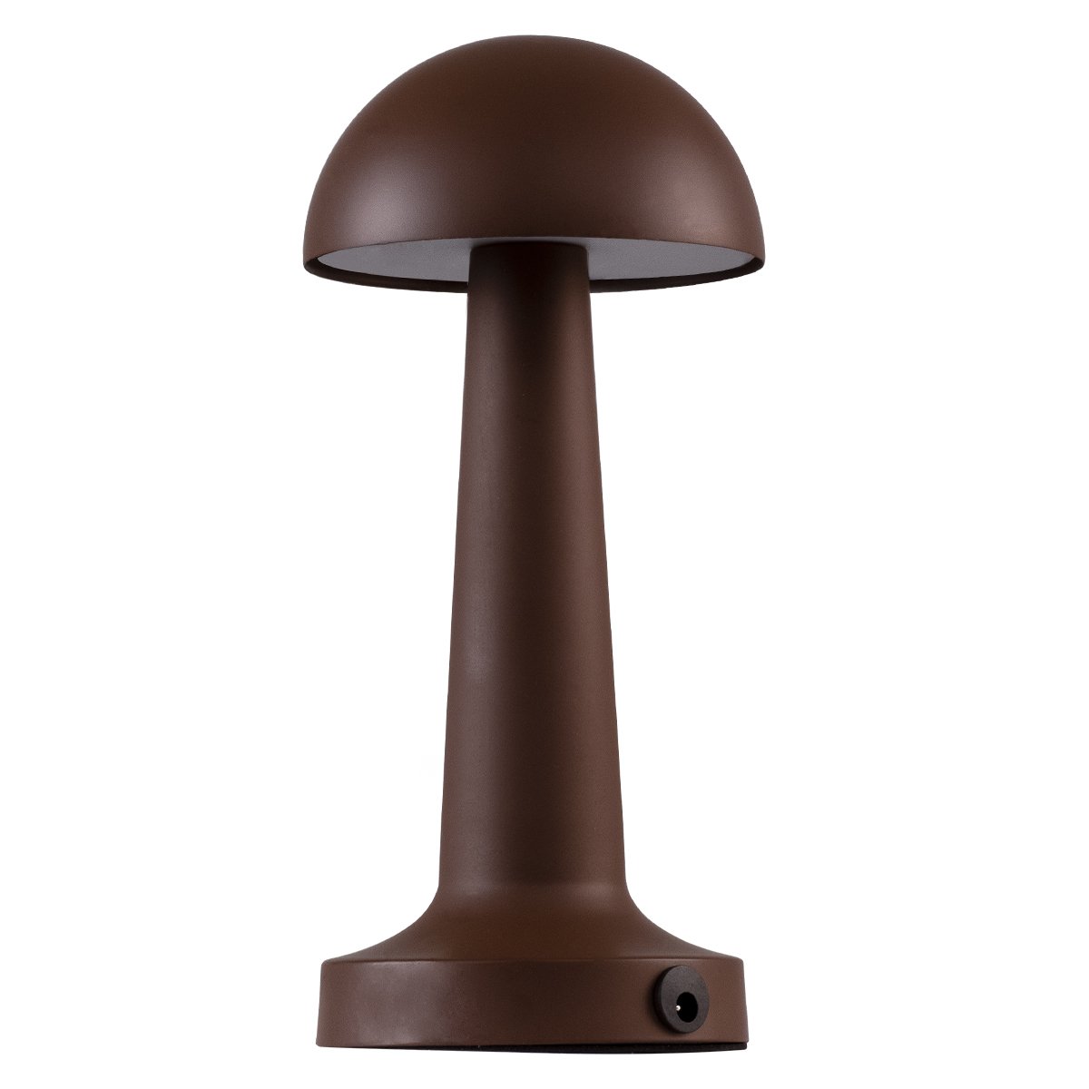 76513_0 GloboStar® COCO 76513 Επαναφορτιζόμενο Επιτραπέζιο Φωτιστικό Πορτατίφ LED 1.5W 105lm 120° DC 5V IP44 Θερμό Λευκό 2700K Dimmable Καφέ Αλουμίνιο - Μ10 x Π10 x Υ22cm - 2 Xρόνια Εγγύηση - Image 1