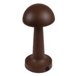 GloboStar® COCO 76513 Επαναφορτιζόμενο Επιτραπέζιο Φωτιστικό Πορτατίφ LED 1.5W 105lm 120° DC 5V IP44 Θερμό Λευκό 2700K Dimmable Καφέ Αλουμίνιο - Μ10 x Π10 x Υ22cm - 2 Xρόνια Εγγύηση - Image 5