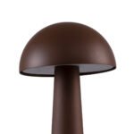 GloboStar® COCO 76513 Επαναφορτιζόμενο Επιτραπέζιο Φωτιστικό Πορτατίφ LED 1.5W 105lm 120° DC 5V IP44 Θερμό Λευκό 2700K Dimmable Καφέ Αλουμίνιο - Μ10 x Π10 x Υ22cm - 2 Xρόνια Εγγύηση - Image 8