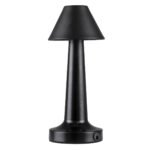 GloboStar® MOLLY 76515 Επαναφορτιζόμενο Επιτραπέζιο Φωτιστικό Πορτατίφ LED 1.5W 105lm 120° DC 5V IP44 Θερμό Λευκό 2700K Dimmable Μαύρο Αλουμίνιο - Μ10 x Π10 x Υ23cm - 2 Xρόνια Εγγύηση - Image 4