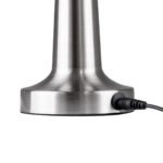 GloboStar® MOLLY 76516 Επαναφορτιζόμενο Επιτραπέζιο Φωτιστικό Πορτατίφ LED 1.5W 105lm 120° DC 5V IP44 Θερμό Λευκό 2700K Dimmable Ασημί Αλουμίνιο - Μ10 x Π10 x Υ23cm - 2 Xρόνια Εγγύηση - Image 7