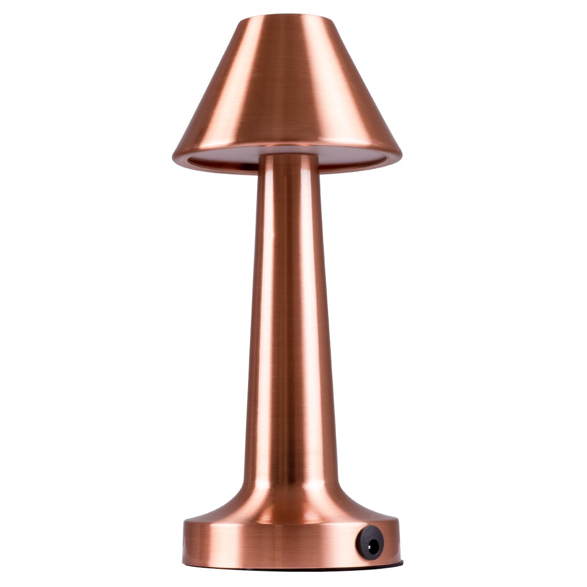 76517_0 GloboStar® MOLLY 76517 Επαναφορτιζόμενο Επιτραπέζιο Φωτιστικό Πορτατίφ LED 1.5W 105lm 120° DC 5V IP44 Θερμό Λευκό 2700K Dimmable Χάλκινο Αλουμίνιο - Μ10 x Π10 x Υ23cm - 2 Xρόνια Εγγύηση - Image 1