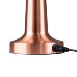 GloboStar® MOLLY 76517 Επαναφορτιζόμενο Επιτραπέζιο Φωτιστικό Πορτατίφ LED 1.5W 105lm 120° DC 5V IP44 Θερμό Λευκό 2700K Dimmable Χάλκινο Αλουμίνιο - Μ10 x Π10 x Υ23cm - 2 Xρόνια Εγγύηση - Image 7